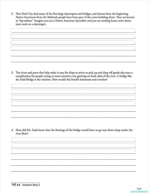 Chapter 14 Writing Page Pg 140. Interactive worksheet | TopWorksheets