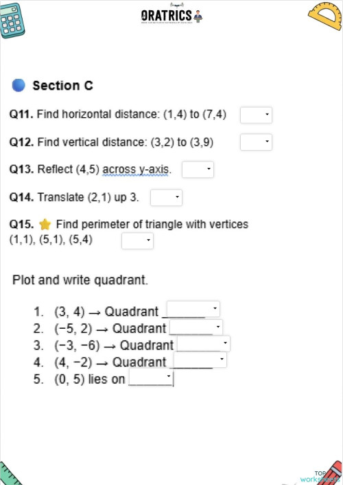 Grade 6 61 2. Interactive worksheet | TopWorksheets