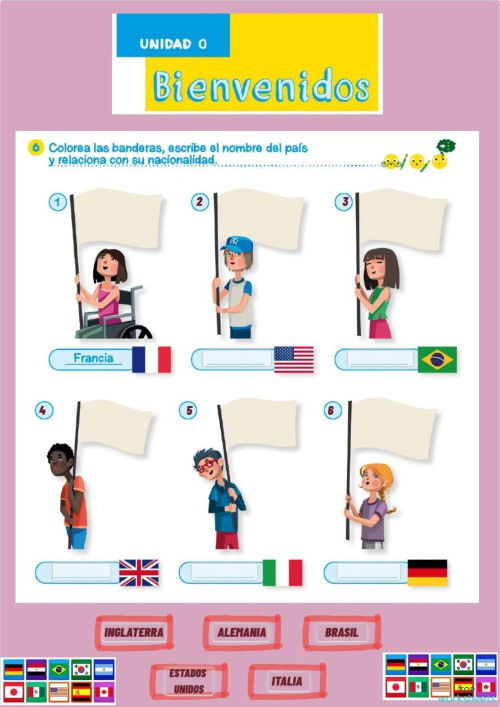 Lola y Leo 1 Unidad 0: fichas interactivas y ejercicios online ...