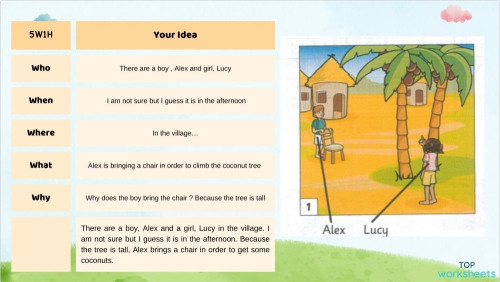 SPEAKING TEST. Interactive worksheet | TopWorksheets