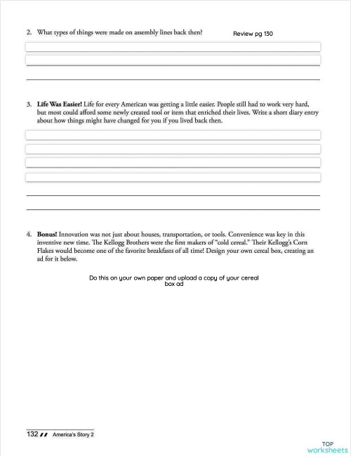 Chapter 13: Writing Page Pg 132. Interactive worksheet | TopWorksheets