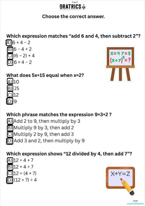 Place Value 154. Interactive worksheet | TopWorksheets