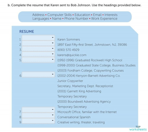 english language interactive worksheets and online exercises topworksheets