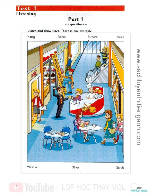 Authentic Flyers 3 Test 1 Bﾃ I T蘯ｭp Tﾆｰﾆ Ng Tﾃ C Topworksheets