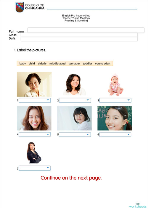 Unit 5 Vocabulary Introduction. Interactive worksheet | TopWorksheets