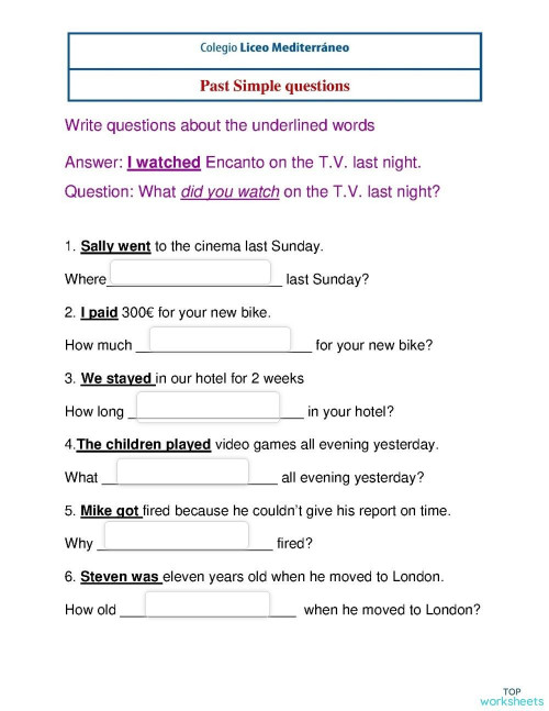 english language interactive worksheets and online exercises topworksheets