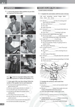 Speakout Intermediate - Jobs 1. Interactive worksheet | TopWorksheets