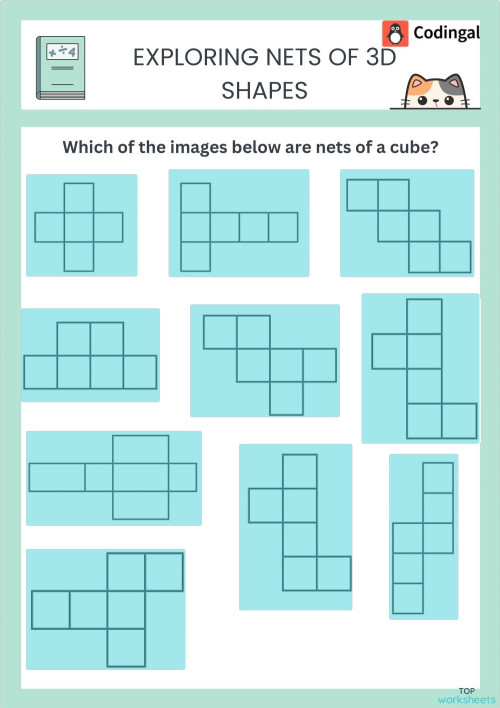 3D shapes: interactive worksheets and online exercises | TopWorksheets