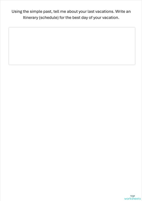 WE1 2nd Term Writing practice.. Interactive worksheet | TopWorksheets