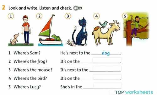 Unit 1, Less 3, Slide 2. Interactive worksheet | TopWorksheets