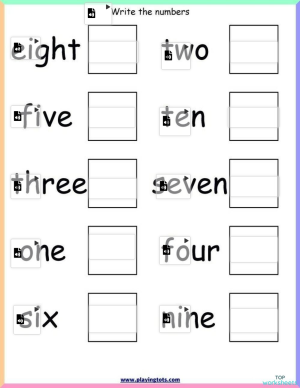 NUMBERS. Interactive worksheet | TopWorksheets