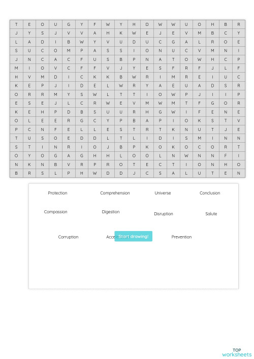 Spelling list. Interactive worksheet | TopWorksheets