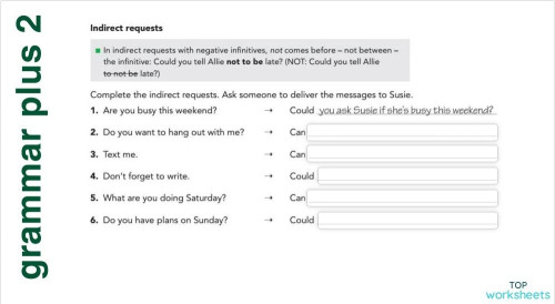 IC303 grammar plus 2. Interactive worksheet | TopWorksheets