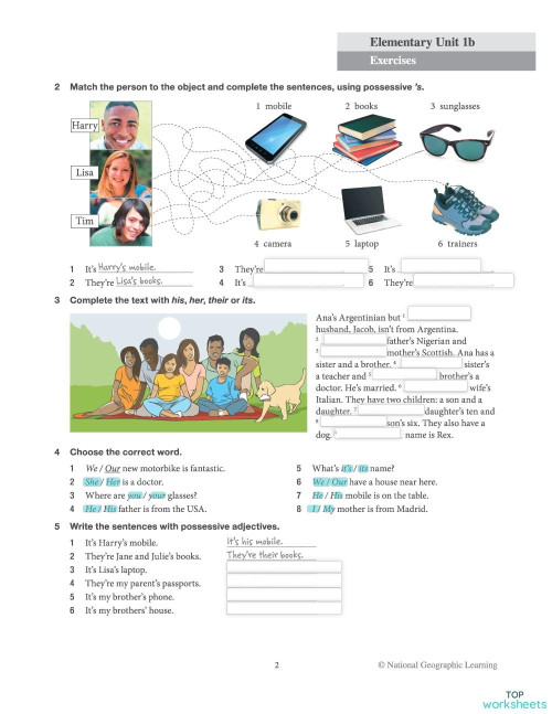 UNIT ONE BASIC TASK 4. Interactive worksheet | TopWorksheets