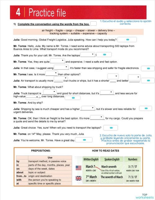 Matura B2 Formal letter exercises. Interactive worksheet | TopWorksheets