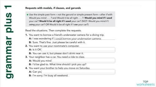 IC303 grammar plus 1. Interactive worksheet | TopWorksheets