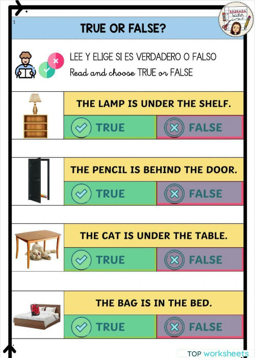 Read and true or false. Interactive worksheet | TopWorksheets