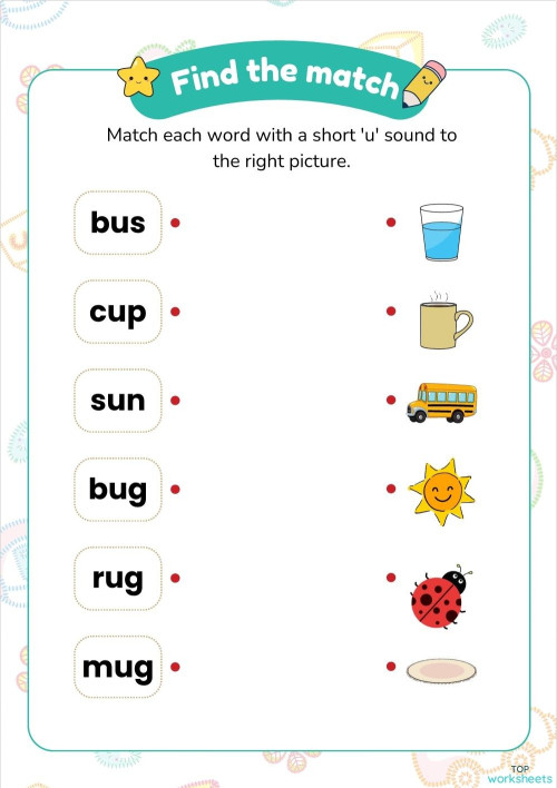 Find the match. Interactive worksheet | TopWorksheets