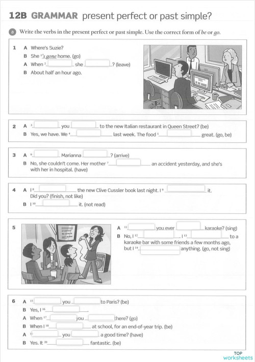 Grammar Interactive Worksheets And Online Exercises Topworksheets