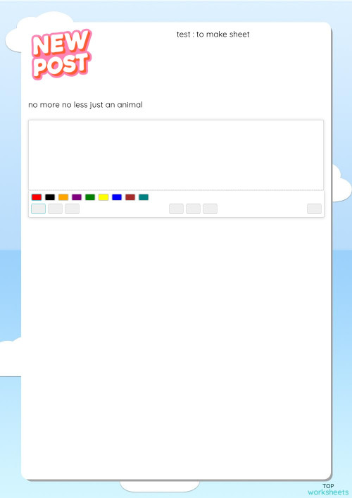 test : to make sheet. Interactive worksheet | TopWorksheets