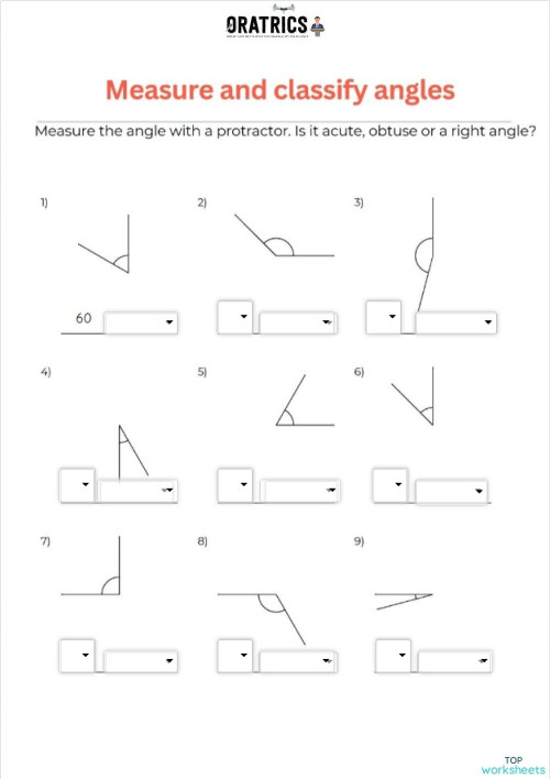 Geometry 144. Interactive worksheet | TopWorksheets