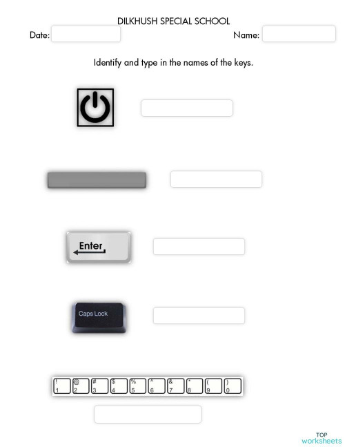 KEYBOARD 2. Interactive worksheet | TopWorksheets