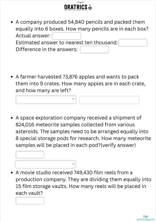 Operations SS Interactive worksheet TopWorksheets Operations SS Interactive worksheet TopWorksheets