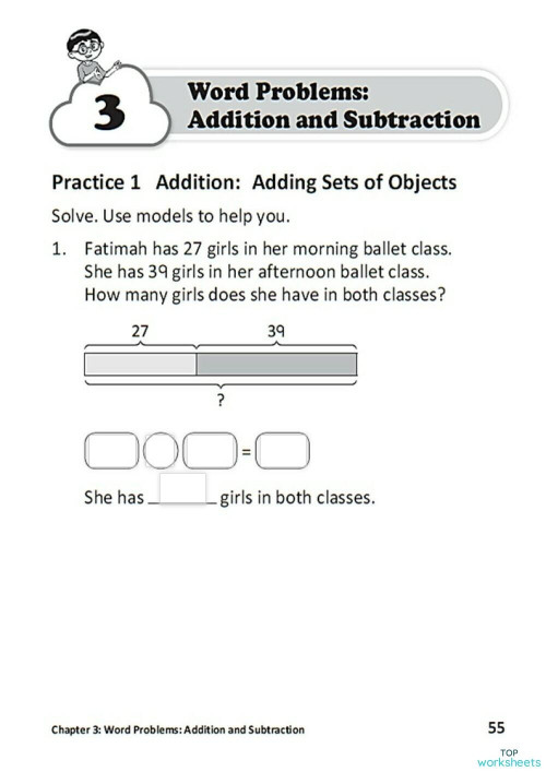 ADDING SETS OF OBJECTS 1. Interactive worksheet TopWorksheets
