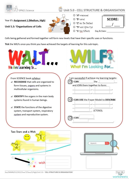 biology interactive worksheets and online exercises topworksheets