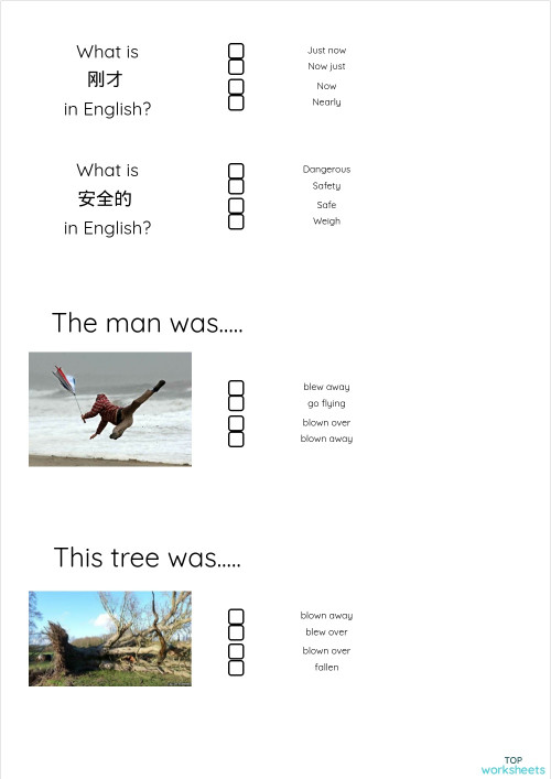 Vocabulary Sheet (Winds). Interactive worksheet | TopWorksheets