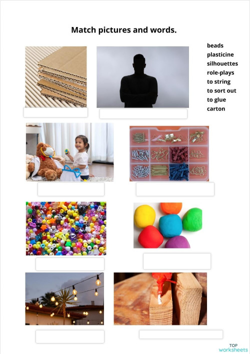 Match images and names. Interactive worksheet | TopWorksheets