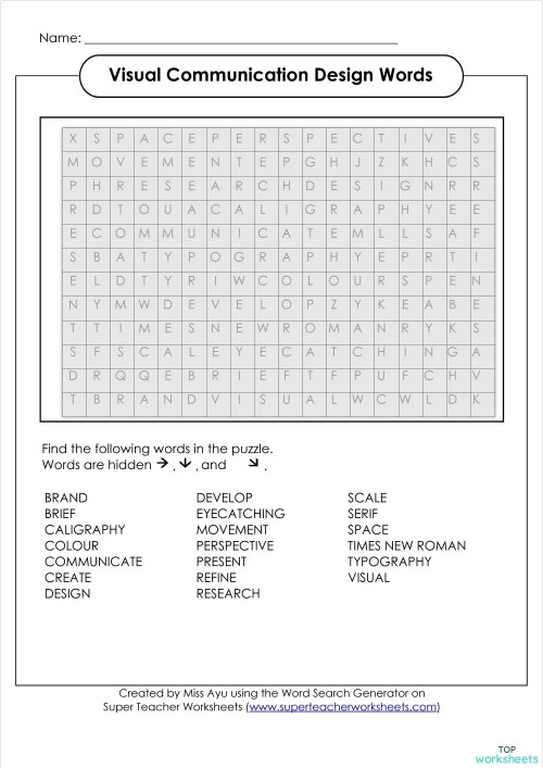 VCD Word Vocab. Interactive worksheet | TopWorksheets