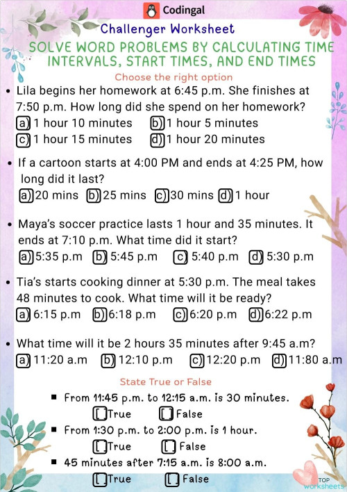 M_G05M15L43_WC03_Solving Time Word Problems. Interactive worksheet ...