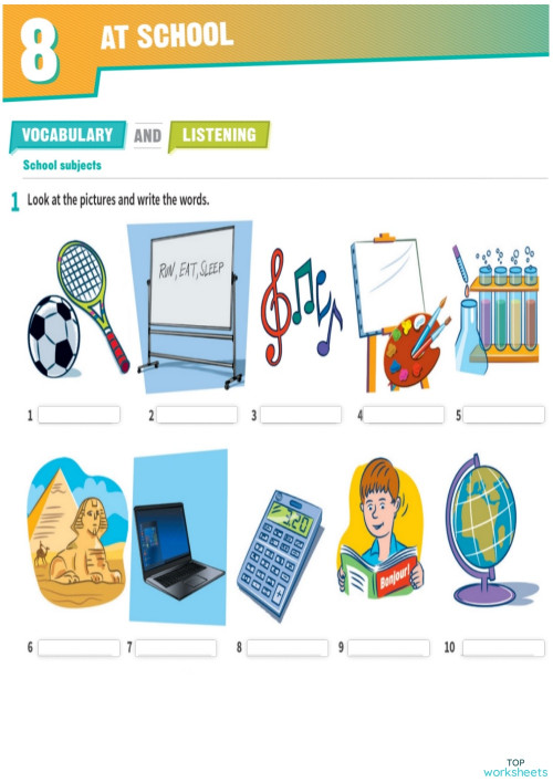 UNIT 8 VOCABULARY AND LISTENING PAG 36. Interactive worksheet ...