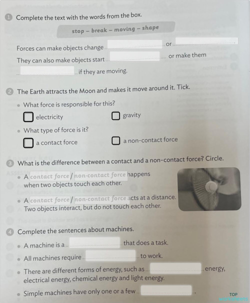 CONTROL SCIENCE UNIT 5. Interactive worksheet | TopWorksheets