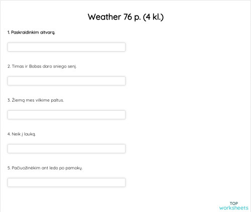 Unit 14: Big, small, happy or sad?. Interactive worksheet | TopWorksheets
