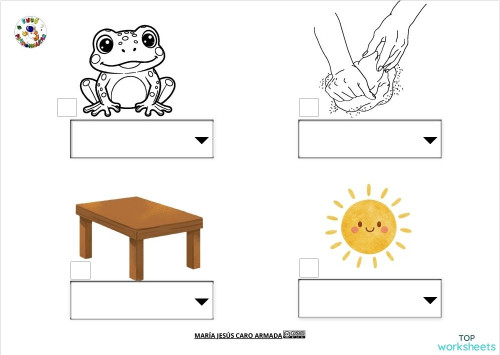 ESCRIBE LAS PALABRAS. Ficha interactiva | TopWorksheets