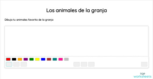 Los animales de la granja. Ficha interactiva | TopWorksheets