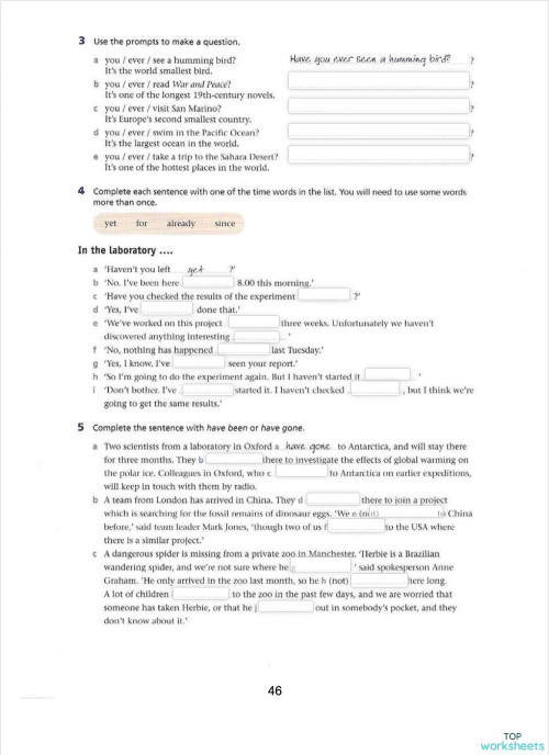 Syntax: interactive worksheets and online exercises | TopWorksheets
