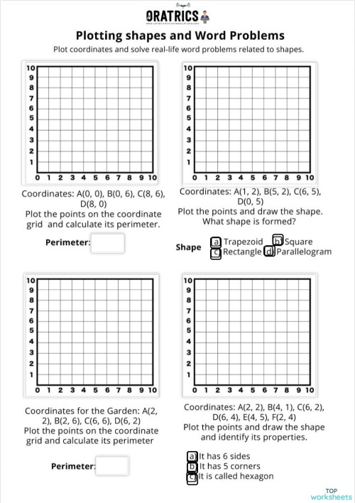 Area Area 15. Interactive worksheet | TopWorksheets