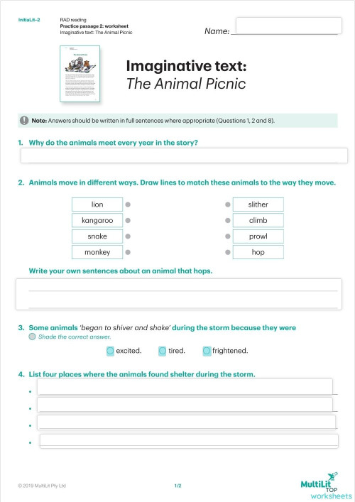 Animal visual data 3