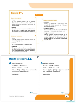 Secundaria: fichas interactivas y ejercicios online | TopWorksheets