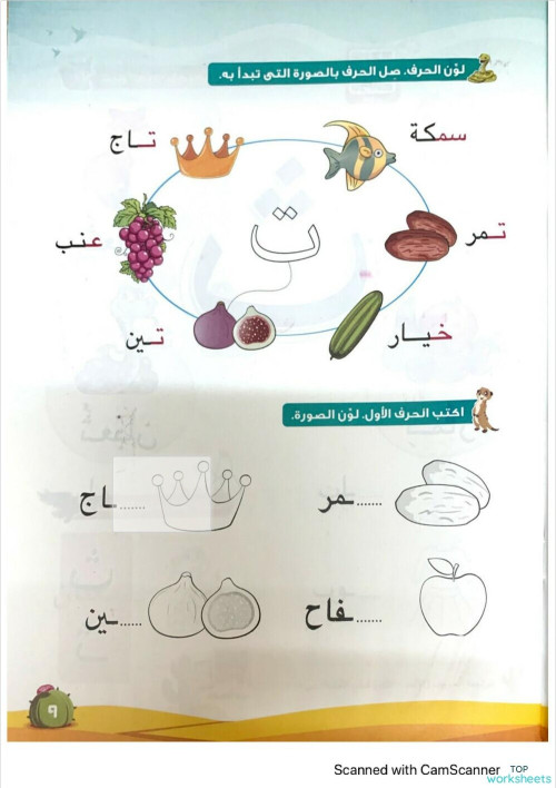 تدريبات على أ ب ت. ورقة عمل تفاعلية | TopWorksheets