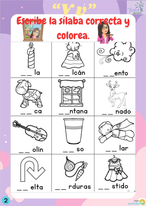 Sopa de letras con 