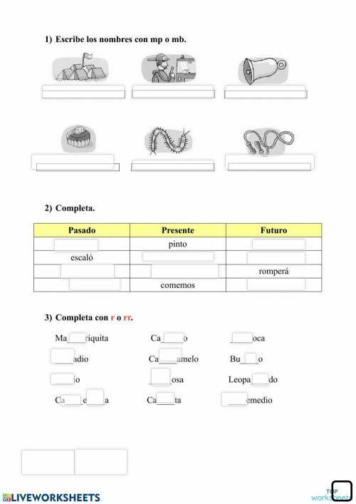 LENGUA FICHA 2 PRIMARIA. Ficha interactiva | TopWorksheets