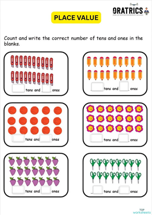 Number Representation 2. Interactive worksheet | TopWorksheets