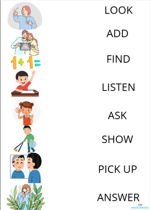 Vocabulary Interactive Worksheet Topworksheets