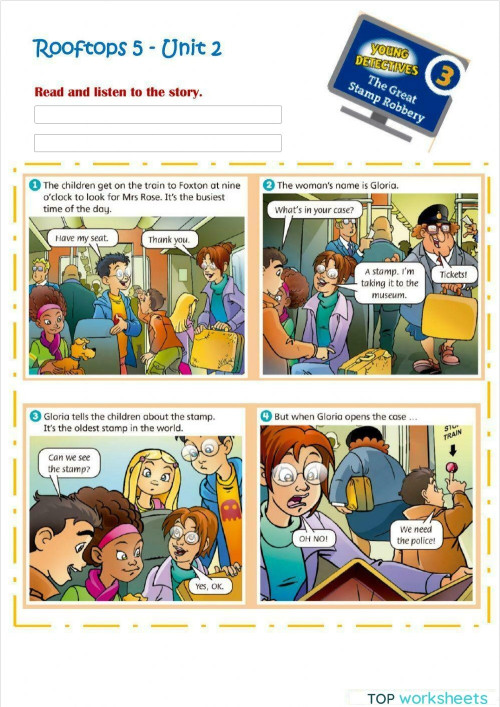 Rooftops 5 - unit 2 - Young Detectives - Episode 3. Interactive ...