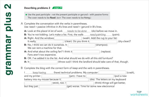 IC306 grammar plus 02. Interactive worksheet | TopWorksheets