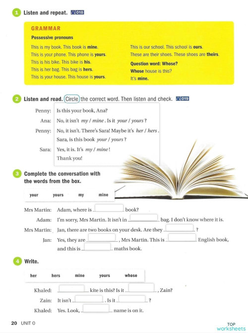 Third class. Interactive worksheet | TopWorksheets